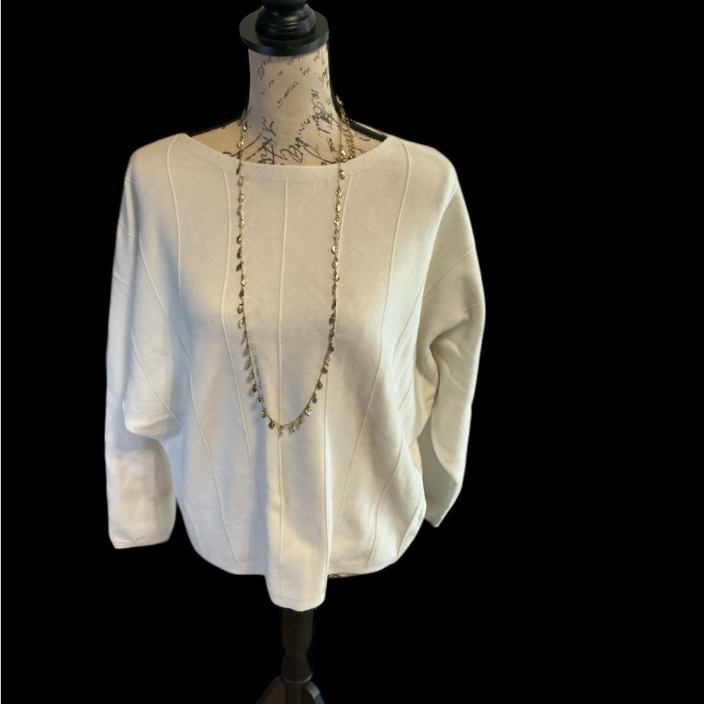 Vila Milano White XL Women's Sweater